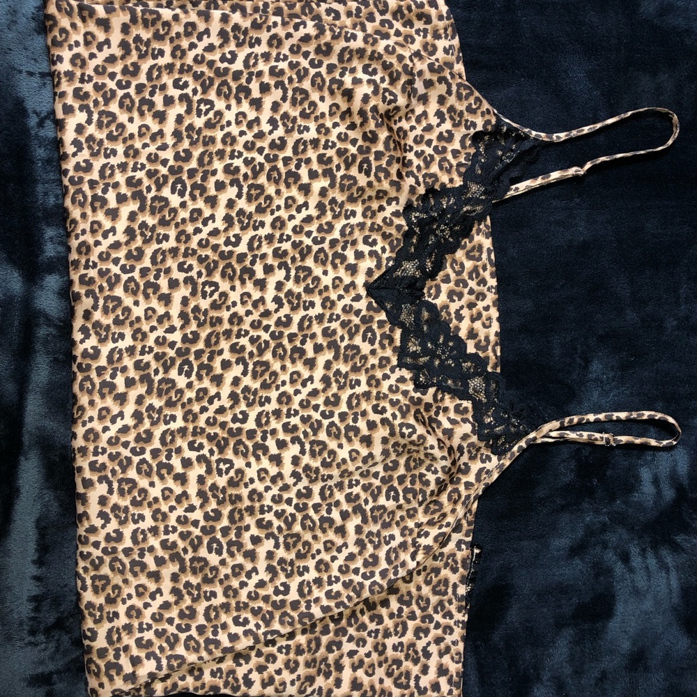 Silk Leopard Slip